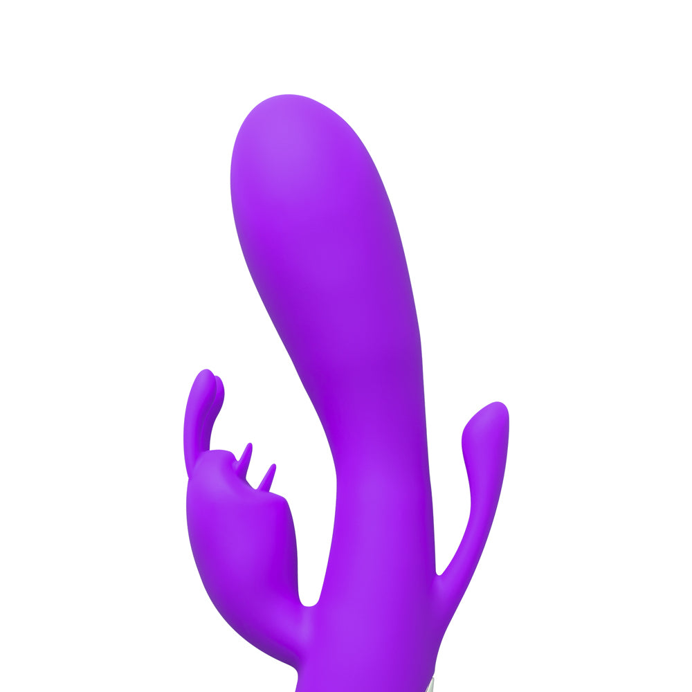 Double Bunny 12 speed Silicone Vibe Purple